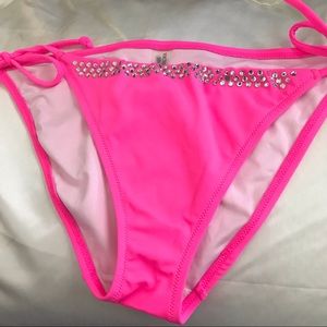 NWOT Victoria’s Secret Rhinestone String Bikini